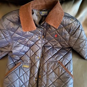 Ralph Lauren Polo quilted car coat size 10/12 Boys